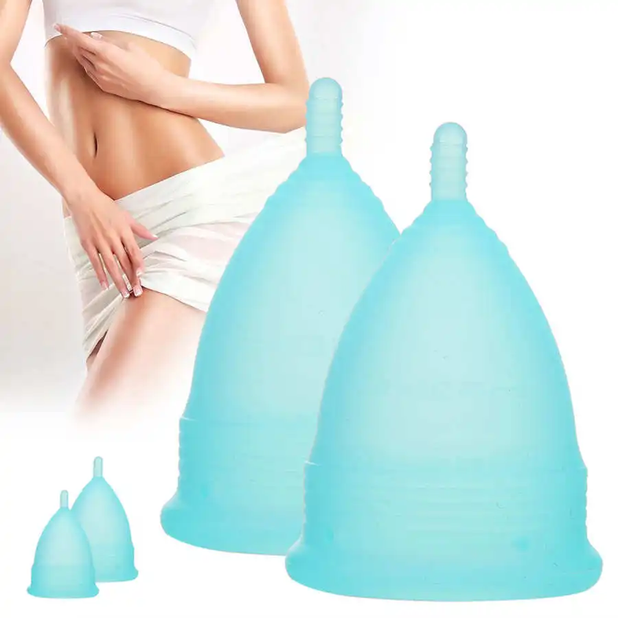 Женский гигиенический продукт силиконовая менструальная чашка многоразовая