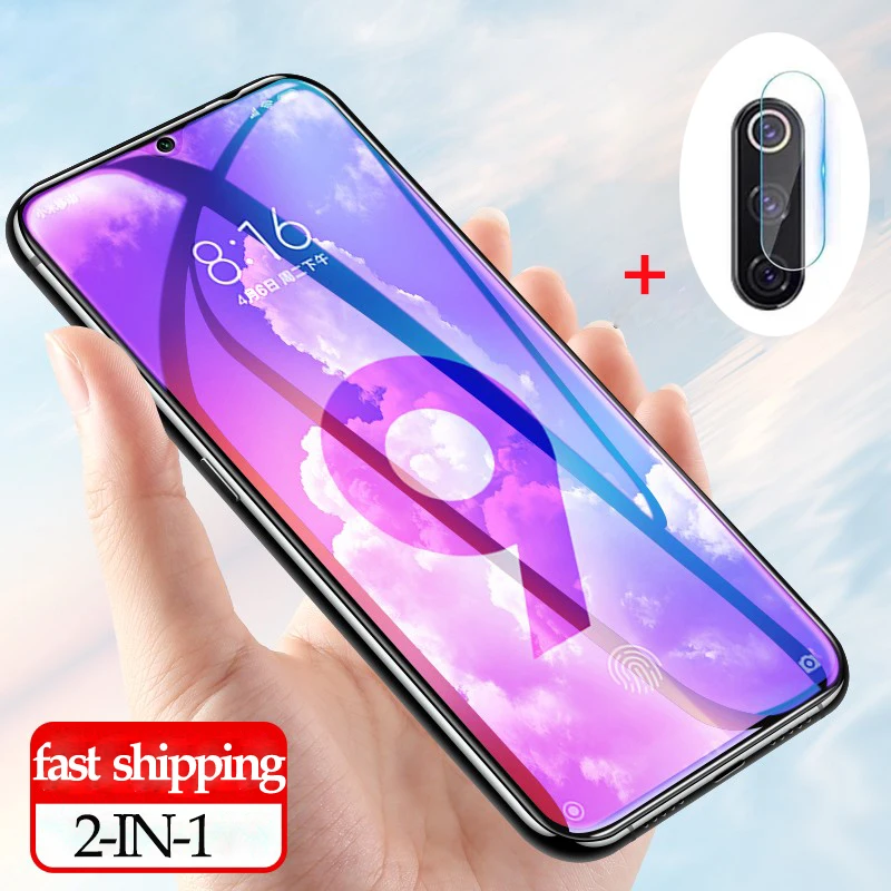 2 в 1 закаленное Стекло для Xiaomi 9 T Pro 9se 9Pro 9tpro Mi9 Mi9t чехол Защита экрана камеры пленка