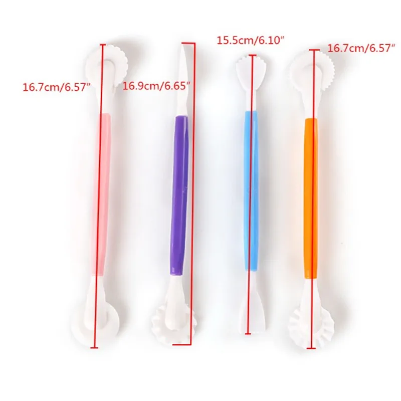 Новые 4 шт. для выпечки тортов с помадной начинкой декоративная форма Инструменты