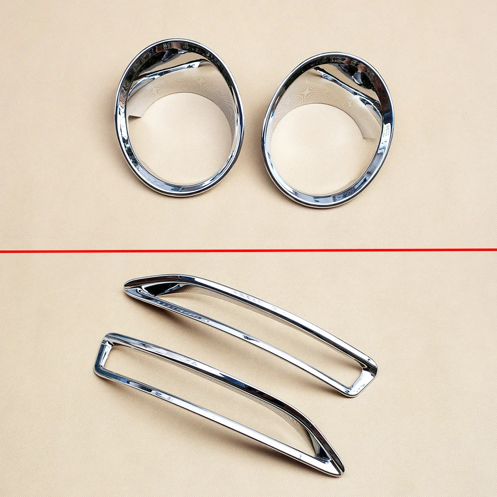 4 шт. хромированный Передний + задний отражатель противотуманный светильник