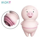 Эротическая свинка, секс-игрушки для взрослых, лижущий язык, массаж, женские вибраторы для клитора, сосков, Анальный Женский мастурбатор, машинка