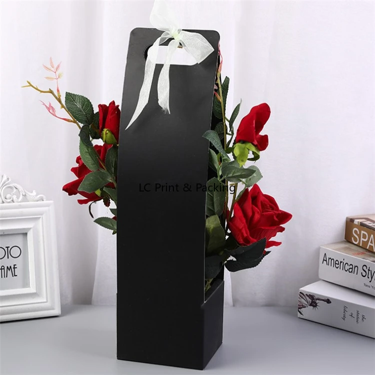 1PC Protable Flower Gift Box Foldable Handy Case For Party Deco Wedding Bouquet Packaging | Дом и сад