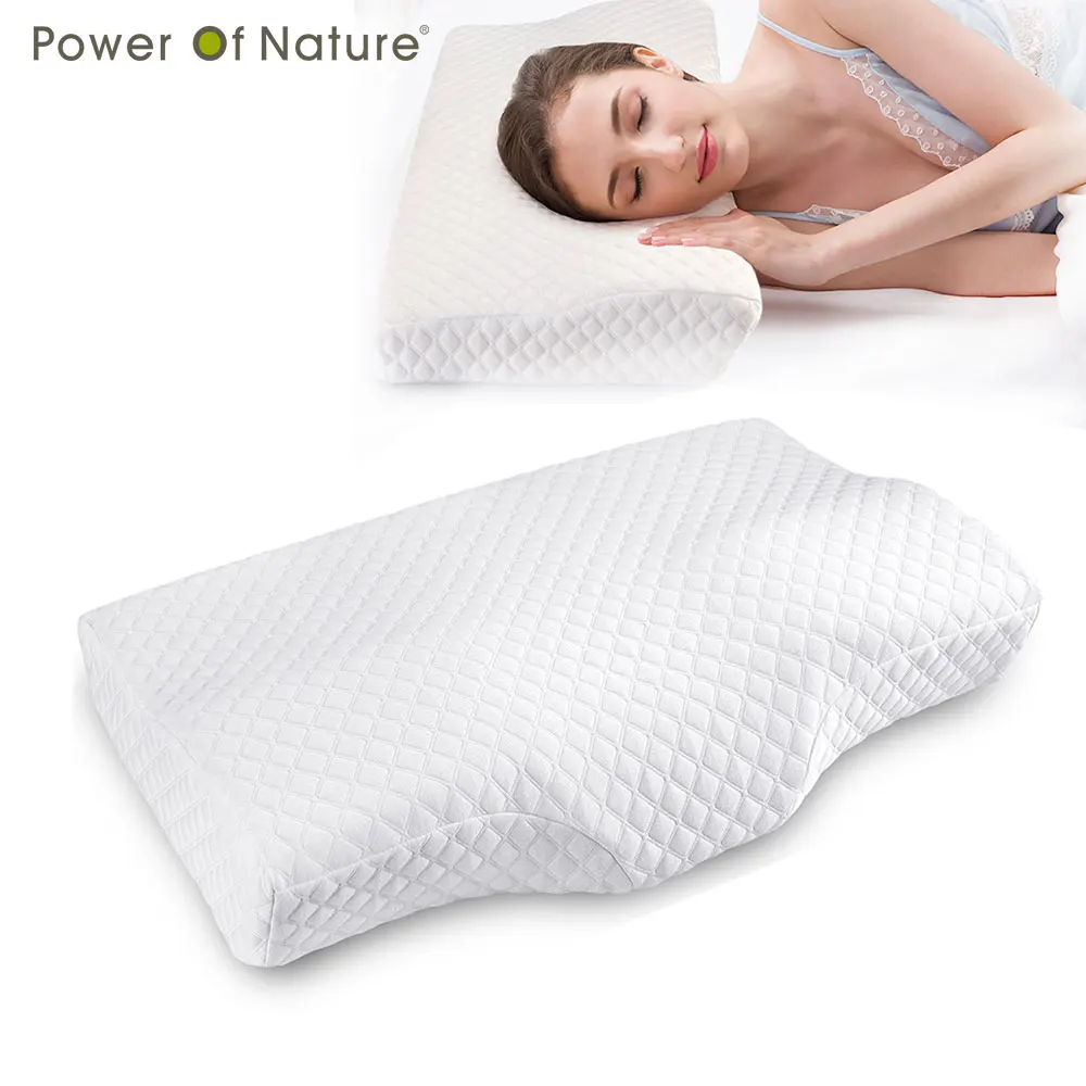 

PON Orthopedic Memory Foam Neck Pillow Slow Rebound Soft Memory Slepping Pillows Butterfly Shaped Relax The Cervical 65x40cm