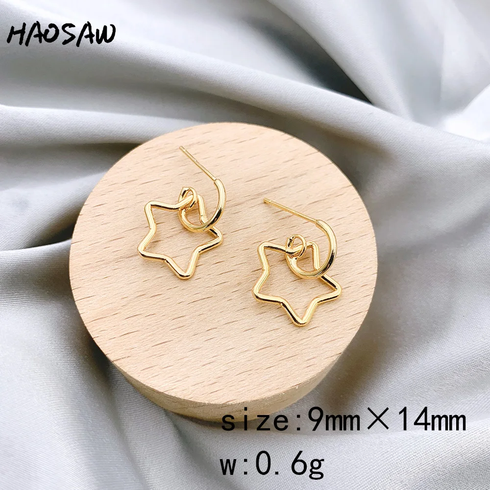 HAOSAW 9*14 мм 4 шт./лот DIY Изготовление ювелирных изделий/звезды/ручная