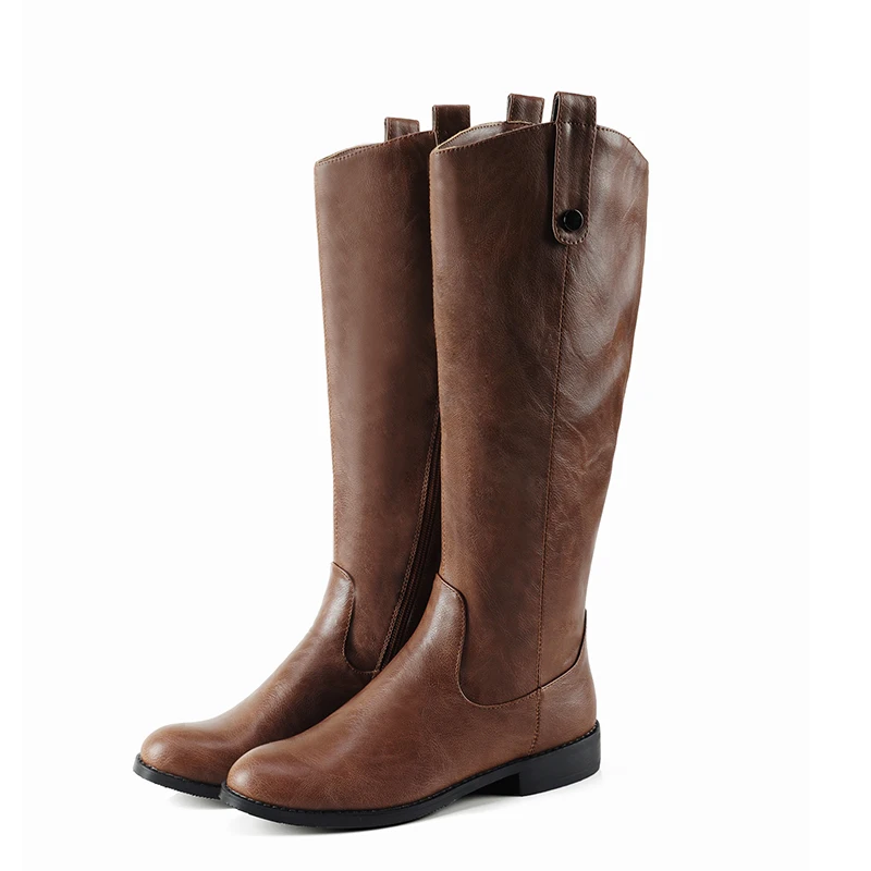 Lucyever/2020 г. Осенне-зимние женские ковбойские ботинки из искусственной кожи в