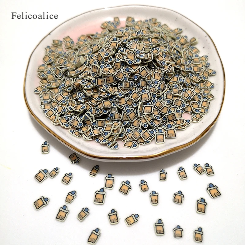 

20g/Bag Boba Slime Additives Supplies Cute Polymer Clay Sprinkles DIY Kit Filler For Cloud Clear Crunchy Slime Clay