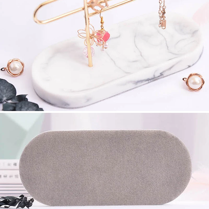 

Multi Layers Resin Base Metal Ear Necklace Hanger Pendant Jewelry Holder Display Stand Organizer Earrings Presenting Rack Shelf