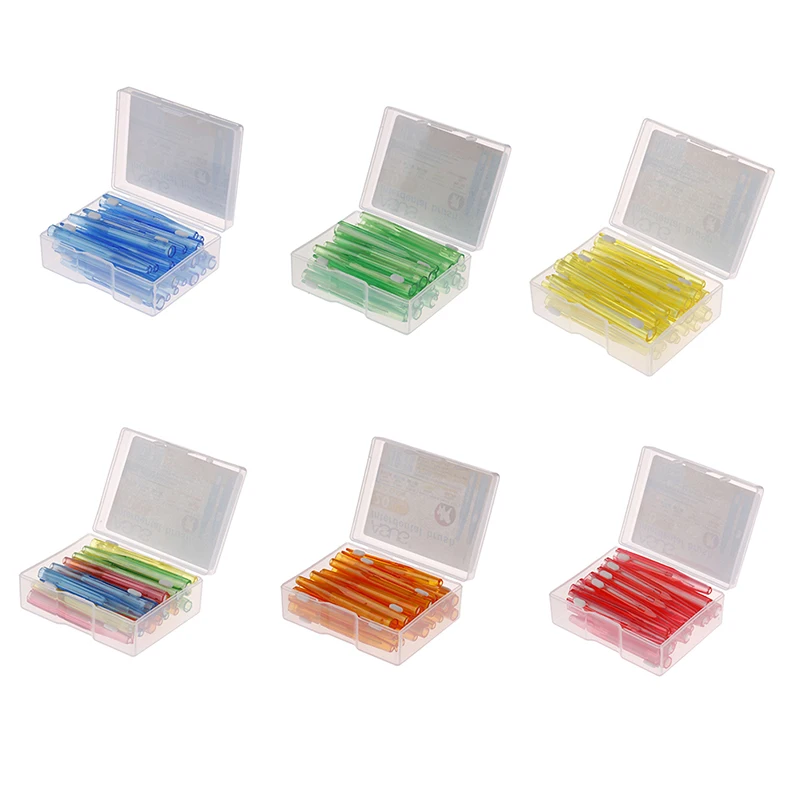 

20pcs/box 5 colors Interdental Brush Oral Hygiene Clean Between Teeth oral care Floss Brushes Dental Soft Plastic Orthodontic
