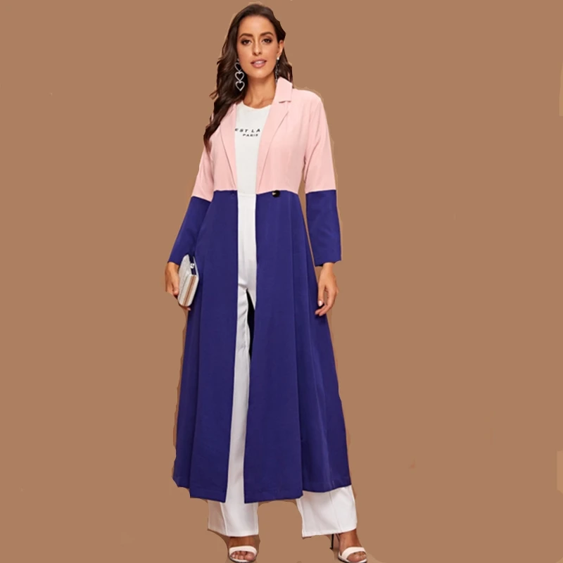 

Muslim Women Long Dress Maxi Vestidos Musulman Arab Elegant Kaftan Dubai Abaya African European Islam New Mubarak Print Fashion