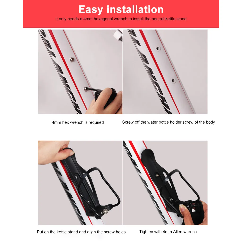 Высококачественный велосипедный держатель для бутылки воды с одной стороны