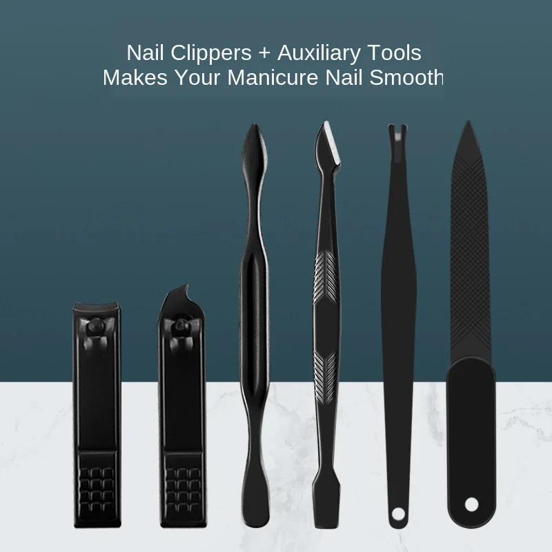 

Super Complete 25 Pieces Manicure Set Nail Kit Art Tools Toenail Pedicure Care Ingrown Trimmer Clipper Professional