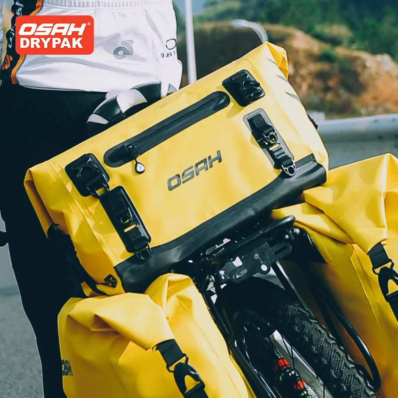 Сумка для заднего сиденья велосипеда OSAH водонепроницаемая на одно плечо 15 л| |