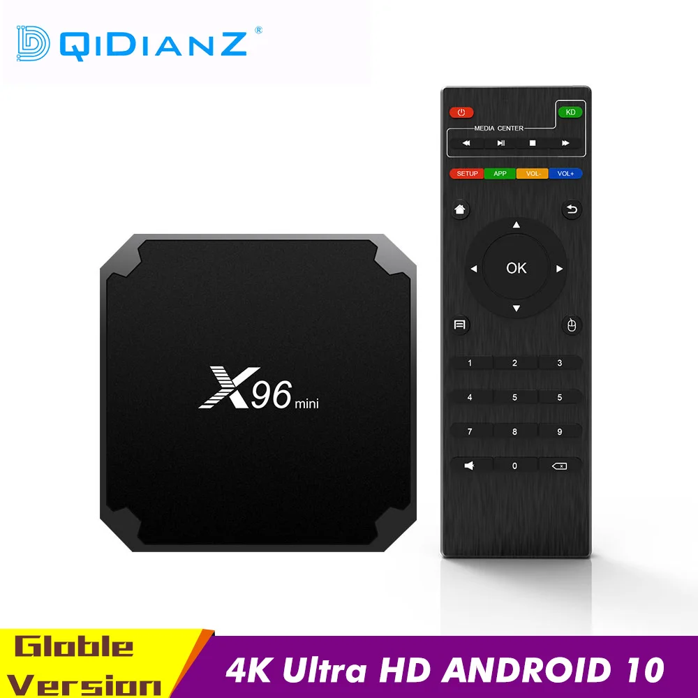ТВ приставка X96 MINI S905W на Android 64 бит 4K 1080P Full HD IP 2 4 ГГц Wi Fi|ТВ-приставки и медиаплееры|
