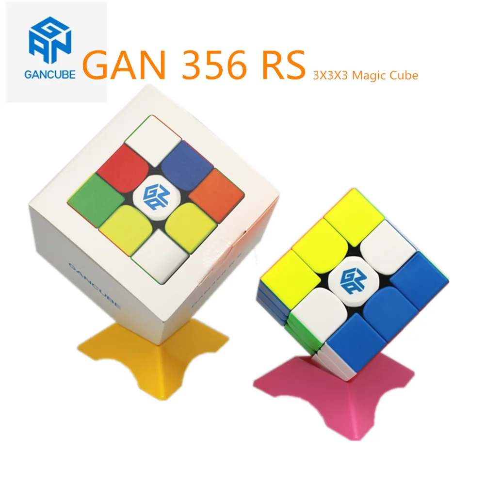 GAN 356 RS 3x3x3 кубик рубик магический куб Stickerless головоломка профессиональный