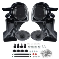 motorcycle lower vented leg fairings glove box for harley touring 1983 2013 road king electra street glide ultra classic black