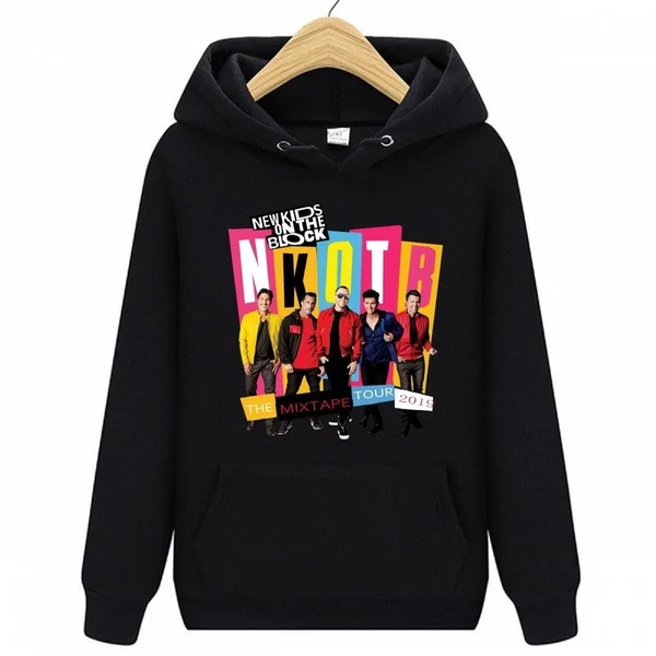 

Новинка Детская толстовка NKOTB с капюшоном в стиле унисекс