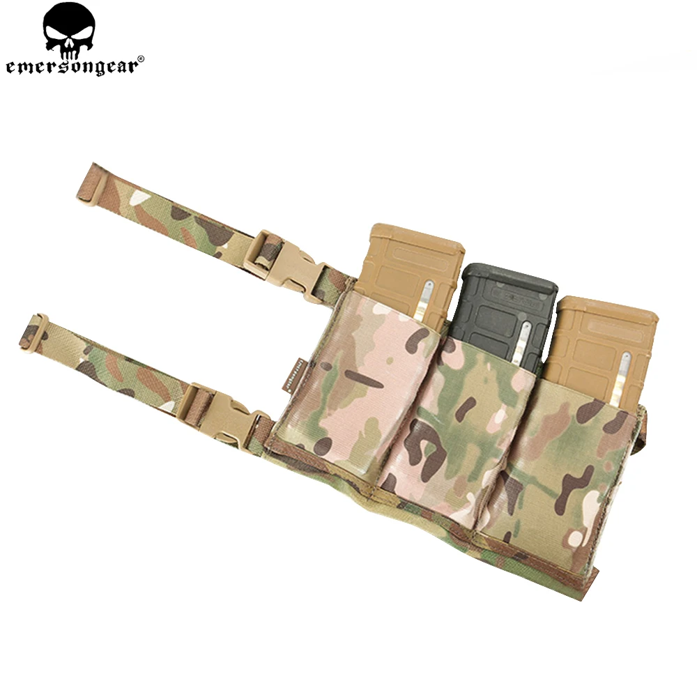 EMERSONGEAR тройной журнал сумка для M4 M16 Магнитный чехол страйкбола охоты Тактический
