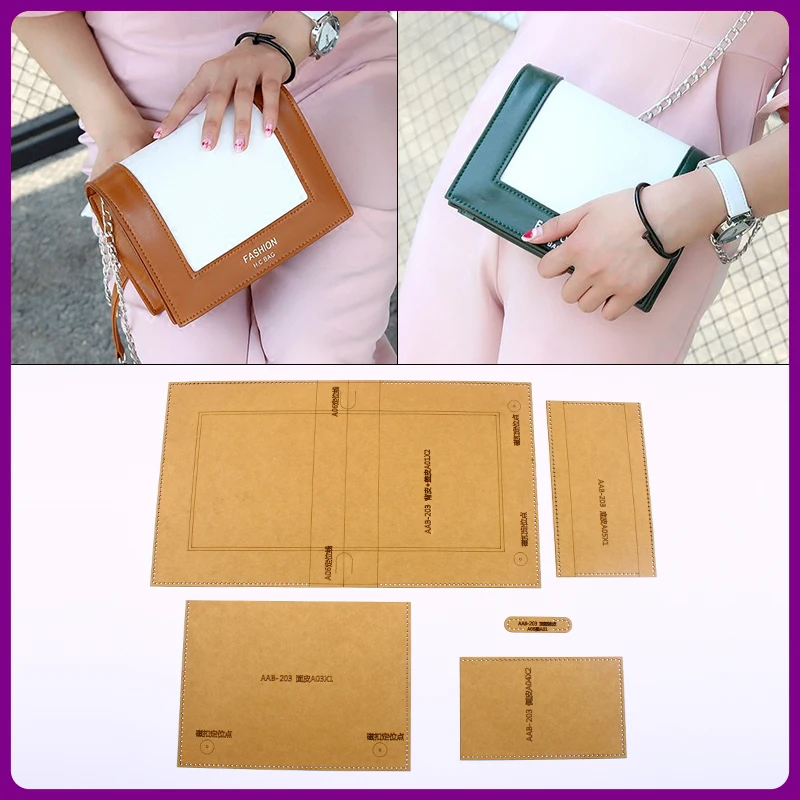 1 комплект женская сумка для отдыха на одно плечо мессенджер из крафт бумаги