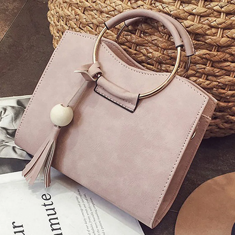

New Fashion Women Pu Leather Pearl Tassel Shoulder Crossbody Bag Handbag Tote Purse Messenger Hot Casual Tote Handbags