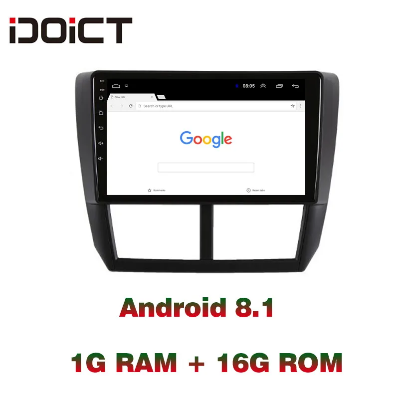 Автомобильный DVD-плеер IDOICT Android 9 1 GPS-навигация мультимедийный плеер для SUBARU Forester