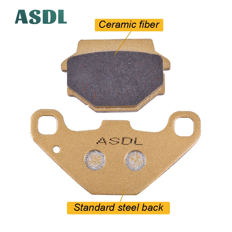 

Motorcyce Rear Brake Pads For KAWASAKI KMX 125 KLX 250 ZR 250 KX 125 KLE 250 500 ZZR 250 ZXR 250 KLR 650 For AEON Elite 350i #c