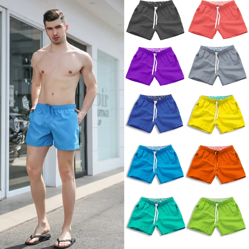 

Mens Sport Running Beach Short Board Shorts Pants Hot Swim Trunk Pants Quick-drying Movement Surfing Shorts Swimwear For Male