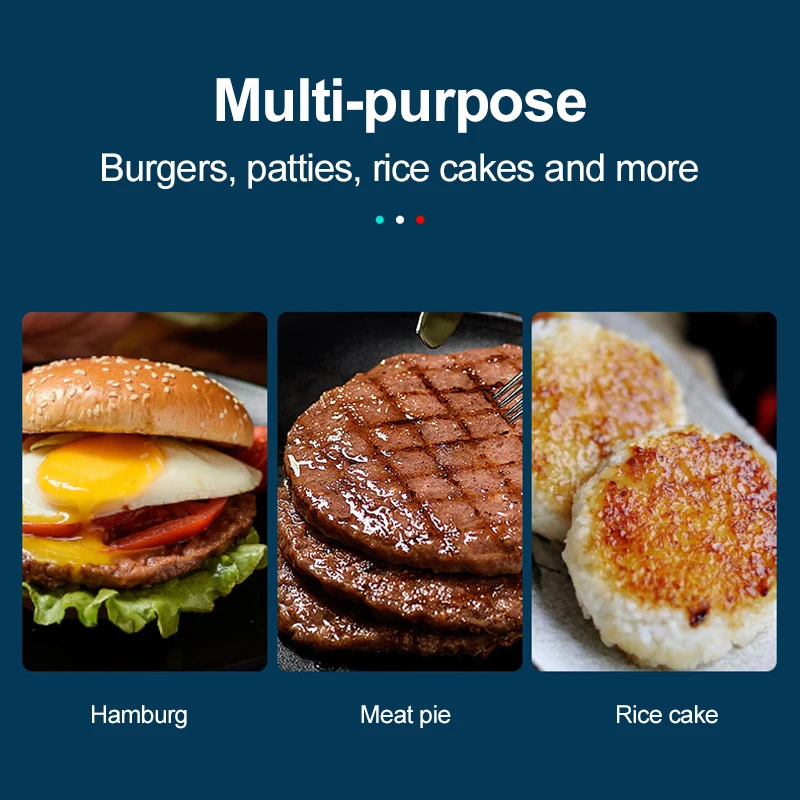 304 нержавеющая сталь форма для гамбургера 5 дюймов пирожков пищевая пресс