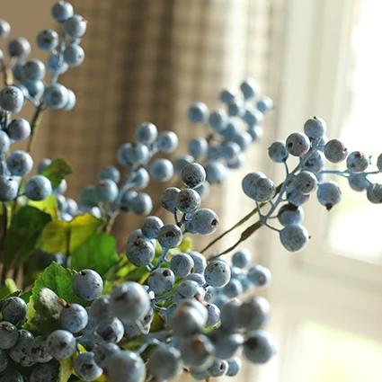 Высокая ветка фруктовое дерево искусственное Черничное растение ягоды домашний