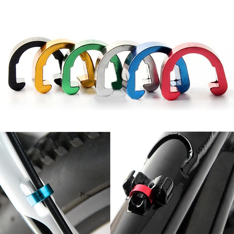 5 шт. Кнопка c-типа для горного велосипеда трубка тормозной трасли из алюминиевого