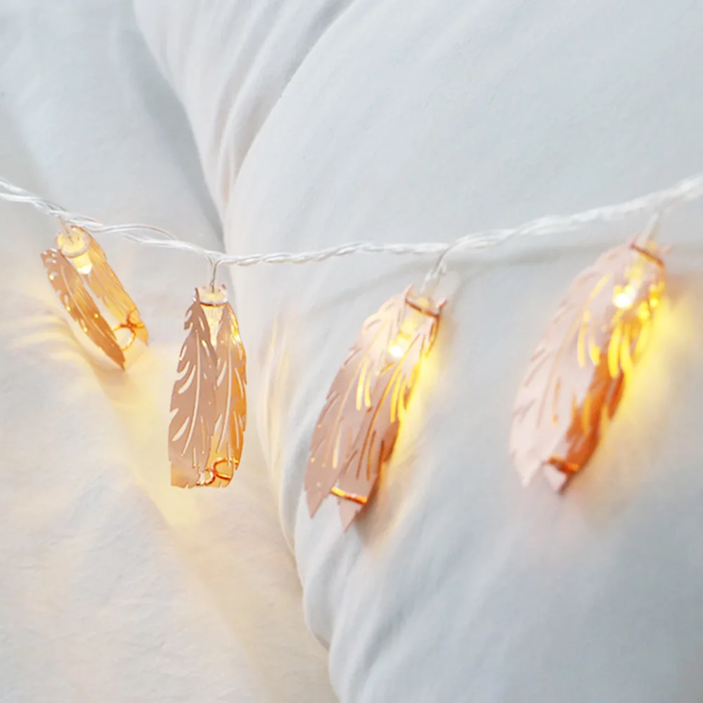 Светодиодный светильник длиной 1 5/3 м из кованого железа розового золота с