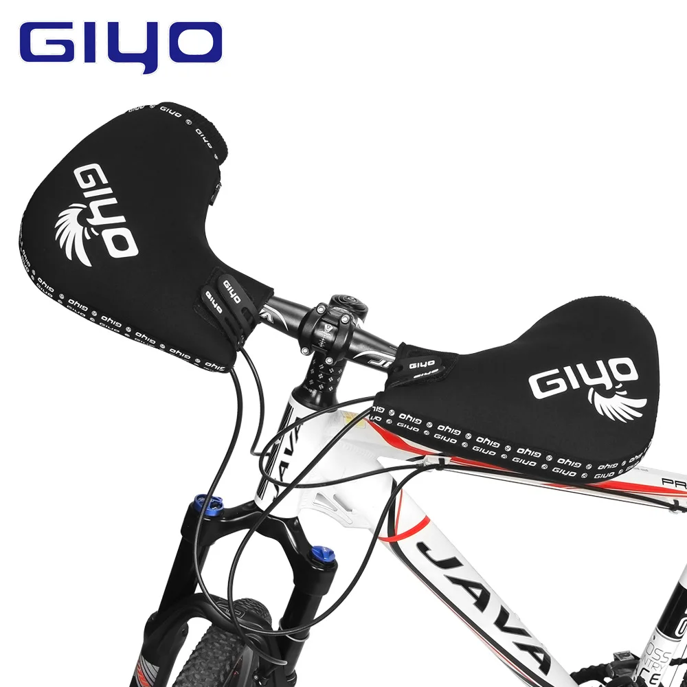 GIYO зимние дороги и MTB чехол для велосипедного руля утолщенные ветрозащитные