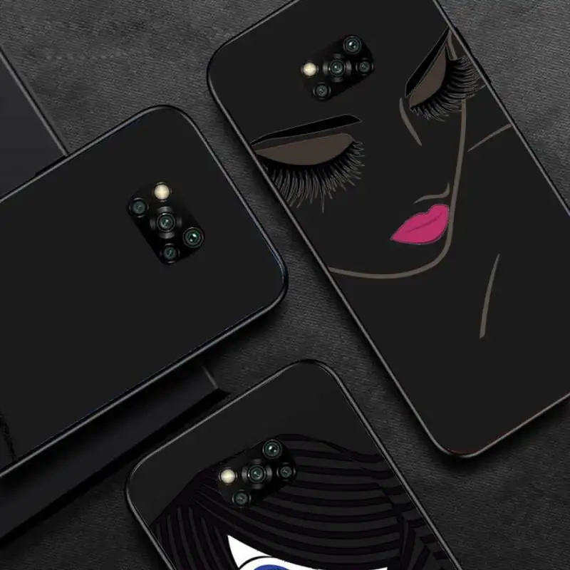 

Beauty face sexy eye smile Phone Case For Huawei P40 P20 P30 Mate 40 20 10 Lite Pro Nova 5t P Smart 2019