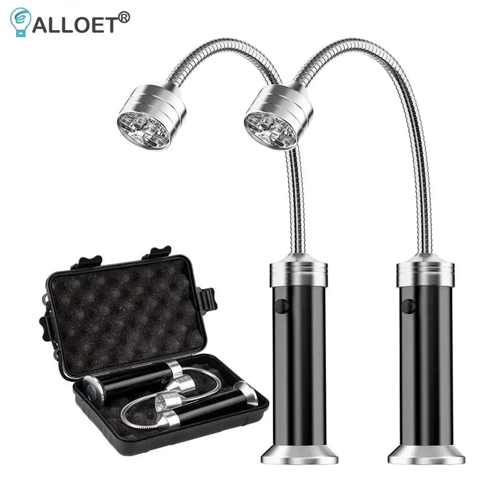 

9LED Portable Hose Flashlight Outdoor Camping Barbecue Grilling Lamp Bendable Car Repair Work Light Emergency Lighting Torch