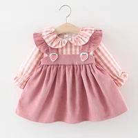 6m 3y girls dresses newborn girl clothes ruffles plaid strawberry patchwork casual princess dress clothes vestido de ni%c3%b1as q5