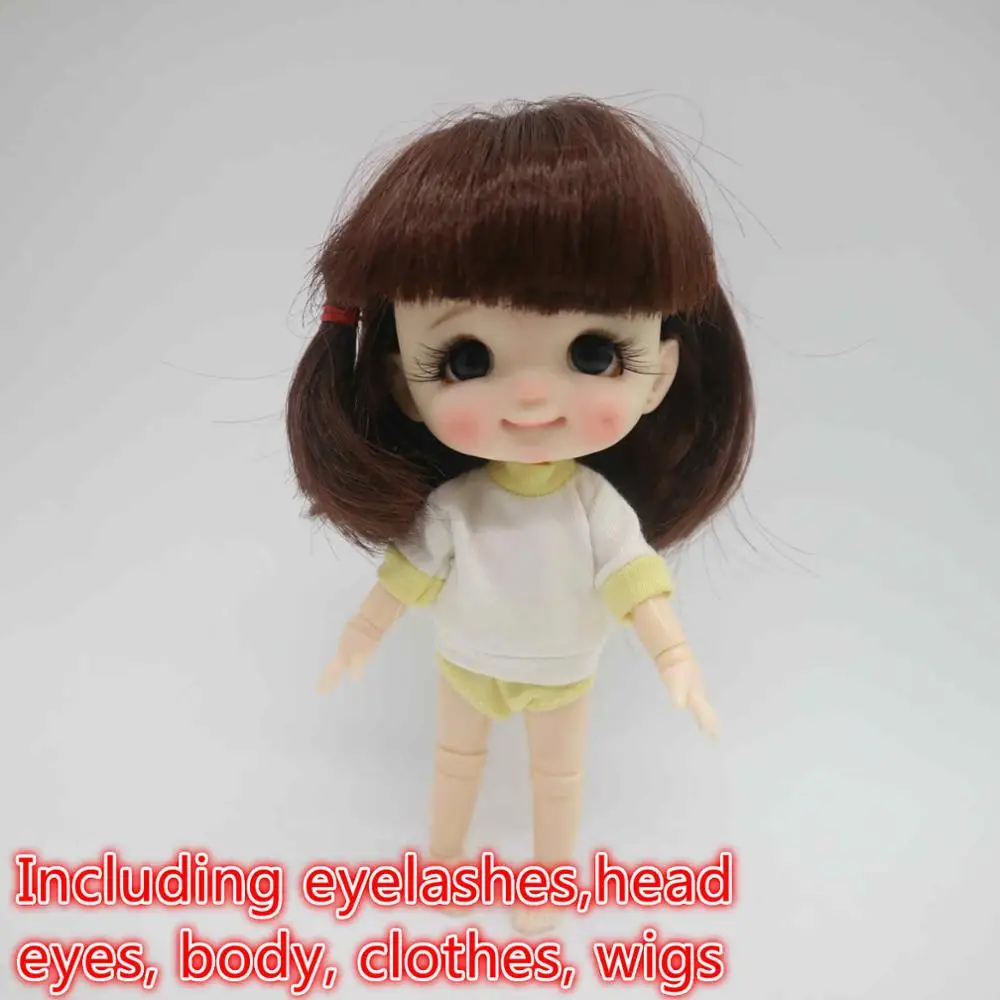 OB11 кукла, 3,0 Dimples кукла Кастомизация 8/1 BJD куклы Мини-куклы, Dimples - Цвет: the whole doll