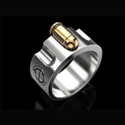 Золотая пуля Зажигалка мужское кольцо креативное кольцо Для парня ювелирные аксессуары 2020 ювелирные изделия в стиле панк горячая распродажа ювелирные изделия оптом