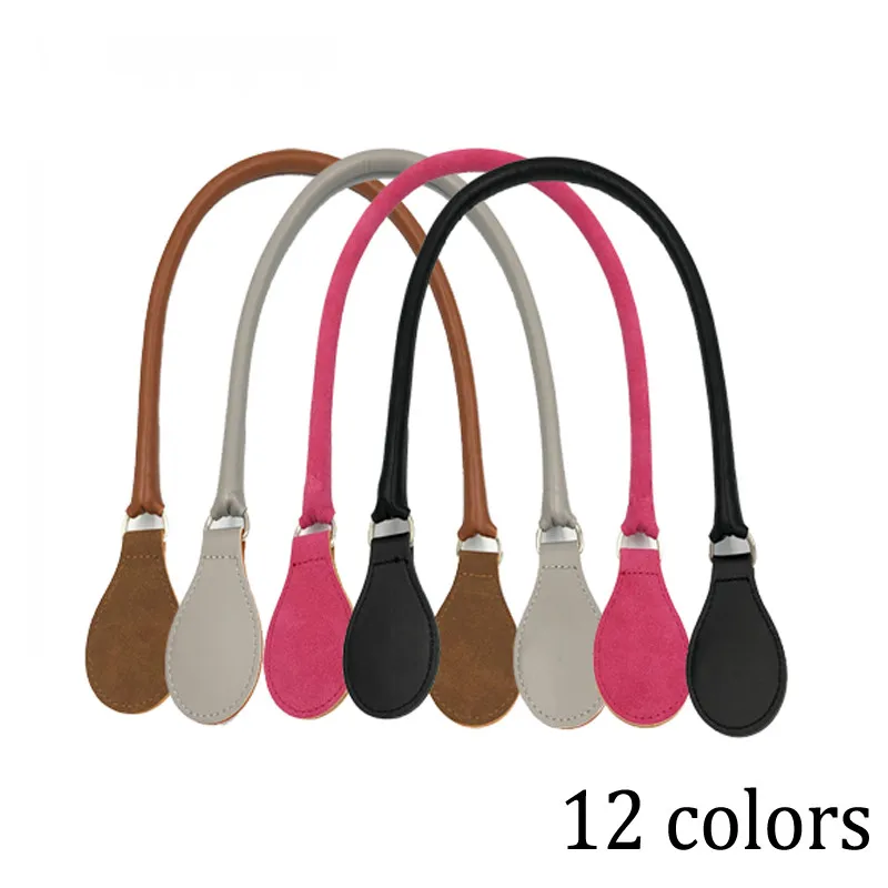 Короткая Длинная Круглая ручка ремня из искусственной кожи с D-пряжкой капли для