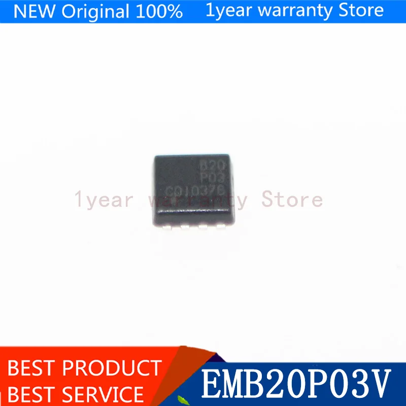 

{ New original } 10pcs EMB20P03V EMB20P03 B20P03 QFN-8 3*3mm