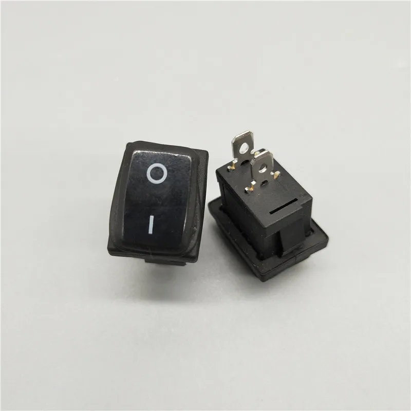 

KCD1 12V/220V Светодиодный светильник тумблер 3Pin 10A/250V IP67 кнопочный переключатель