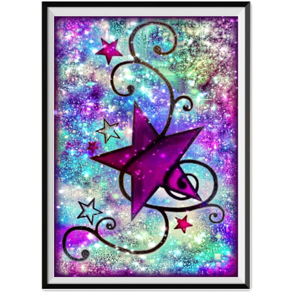 

5d Diy Diamond Landscape Painting Mosaic Art Painting Round Rhinestone Crafts Imitation Cross Stitch Kit Home Decoration