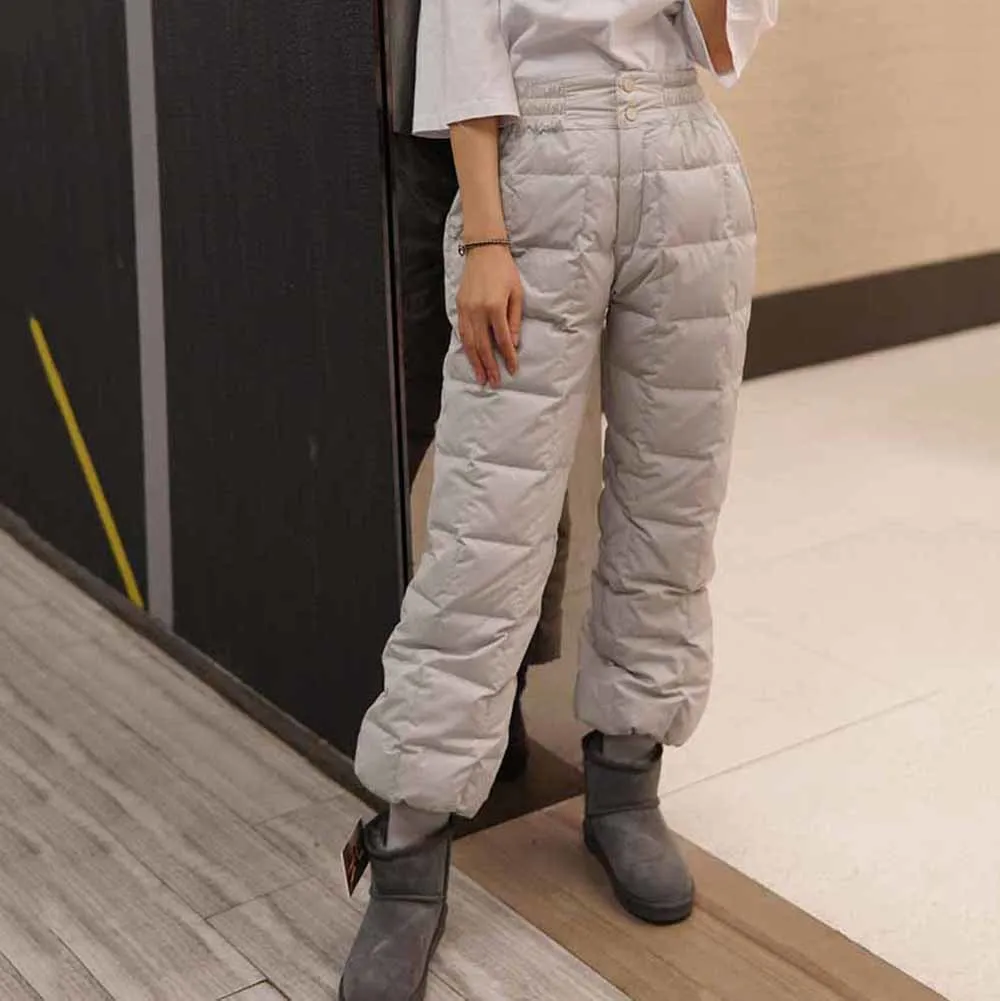 

Women Thick cotton Pants Female High Waist Warm Women Winter Pants Plus Size Casual Women 2021 Trousers