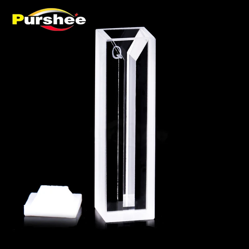 Микро кварцевая кювета с крышкой (1050ul)|quartz cuvette|cuvette quartzmicro cuvette |