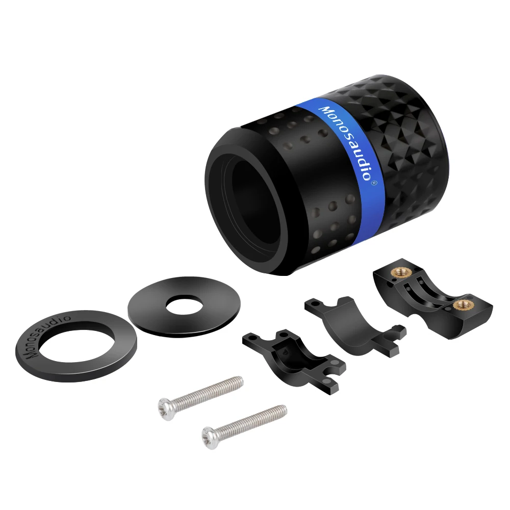 

Monosaudio E103R/F103R High Pure Copper EU Power Cable Plug Adapter Schuko Power Plug Hifi Connectors Pure Copper Connector Plug