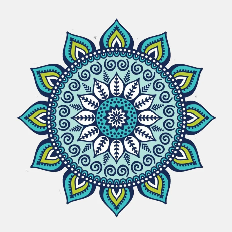 

Creative Car Stickers Colourful Mandala Decor Vinyl Decal Cover Scratches Bodywork Windshield Suv Auto Decals KK 12cm*12cm