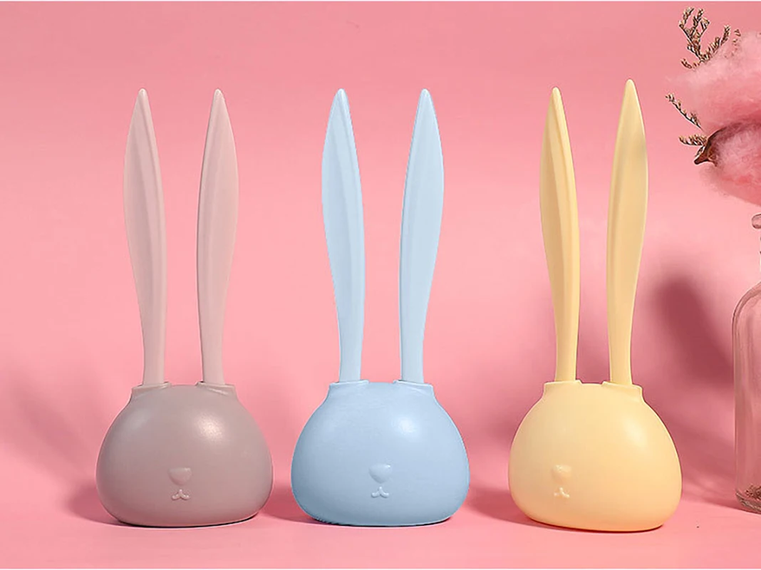 

Cute Rabbit Eyebrow Trimming Knife Non-slip Handle Convenient Storage Comfortable Handle Is Easy To Grasp Cute Eyebrow Trimmer