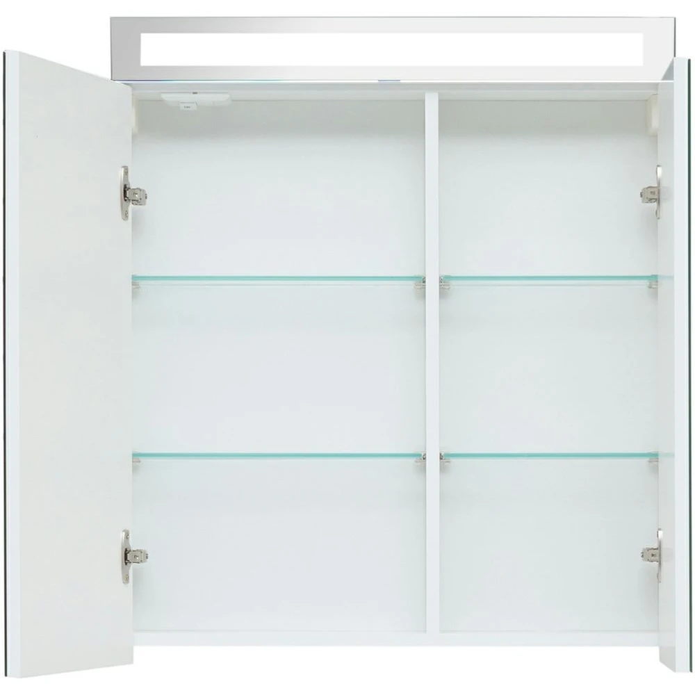 Зеркальный шкаф Dreja Max белый глянец |