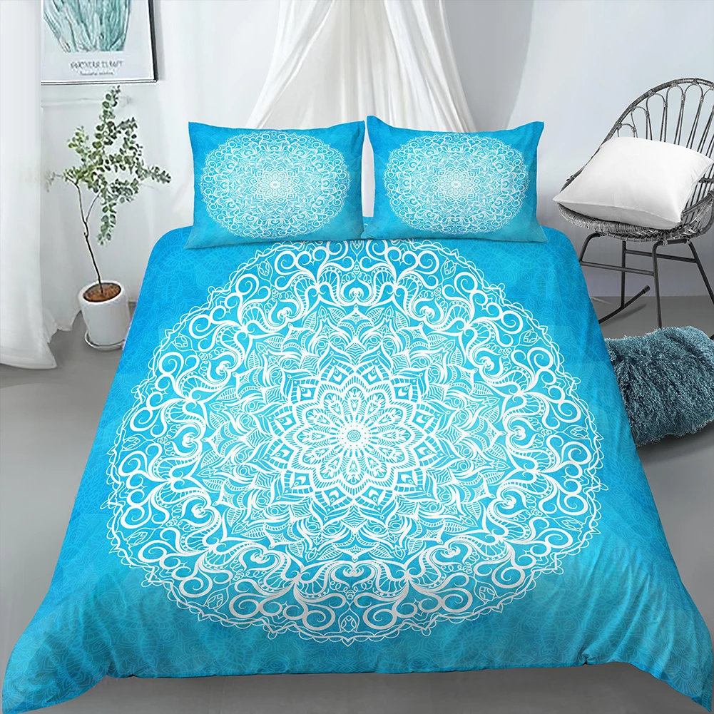 Комплект пододеяльника Datura с принтом роскошное покрывало в богемном стиле