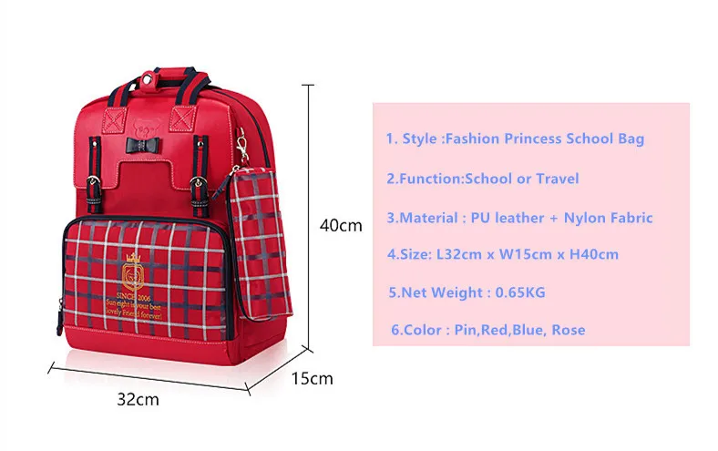 Школьные ранцы OKKID для девочек милые водонепроницаемые нейлоновые рюкзаки