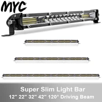 super bright slim mini offroad led light bar for 4x4 off road truck utv auto lada niva atv 4wd 12v 24v driving work barra lights