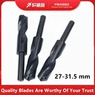 Спиральное сверло из быстрорежущей стали, диаметр 27-31,5 мм, диаметр 12 дюйма, с уменьшенным хвостовиком, 27 27,5 28 28,5 29 29,5 30 30,5 31 31,5 мм, 1 шт.